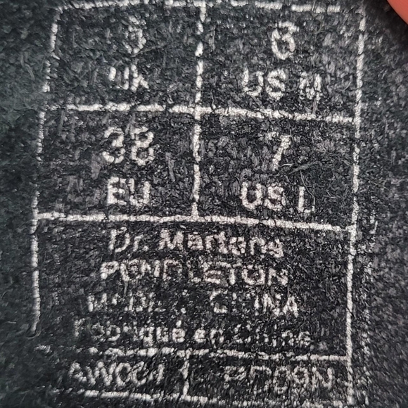 Dr. Martens 1460 Pendleton black/brown leather & wool paneled boots - Picture 7 of 8